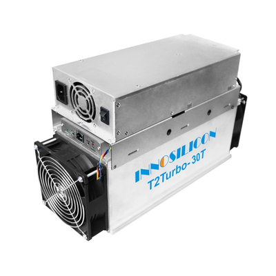 Used Innosilicon T2T 30T 2200W 720MH/S 422mm*142mm*213mm 9.5kg