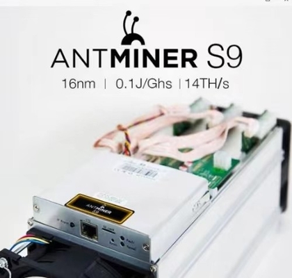 BTC Mining S9 13.5T Used Crypto Mining Equipment 75dB Low Noise