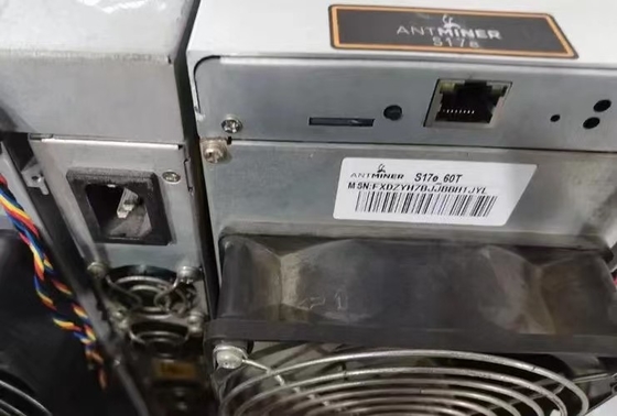 75dB Asic Bitmain Antminer S17E 60T 2900W Secondhand With SAMSUNG Chip