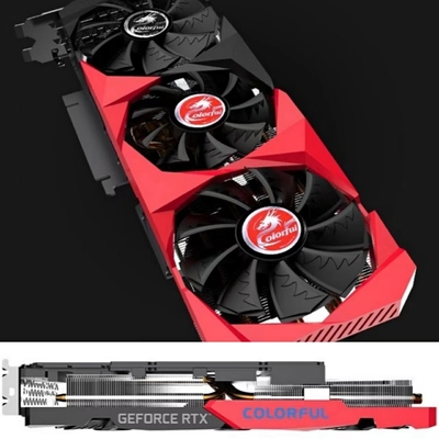 1695MHz ETH Mining Rig Graphics Card Colorful GeForce RTX 3090 24GB