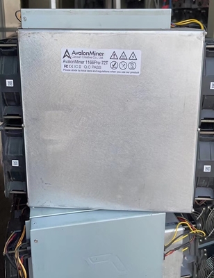 SHA256 Algorithm Canaan Avalon Miner 3196W Avalon 1166 Pro 68T