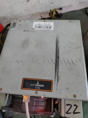 1541W Cryptocurrency Mining Equipment Secondhand Bitmain Antminer T15 23TH BTC Mining
