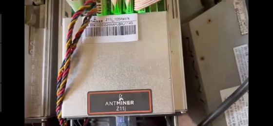 105ksol/S Bitmain Antminer Z11j 1418W ZEC Miner 228×134×279mm